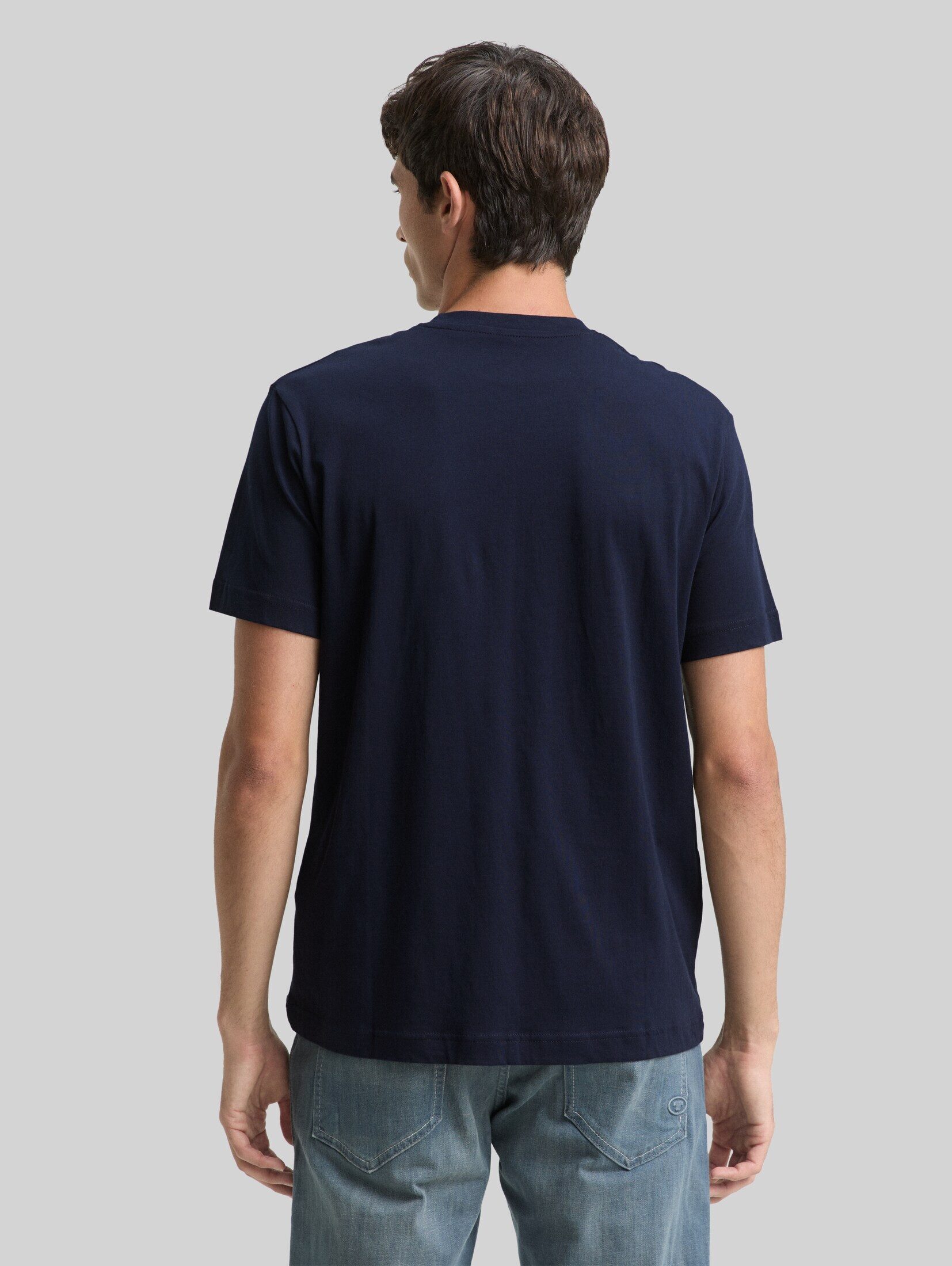 TOM TAILOR T-Shirt T-Shirt (im Einserpack) T-Shirt mit Print