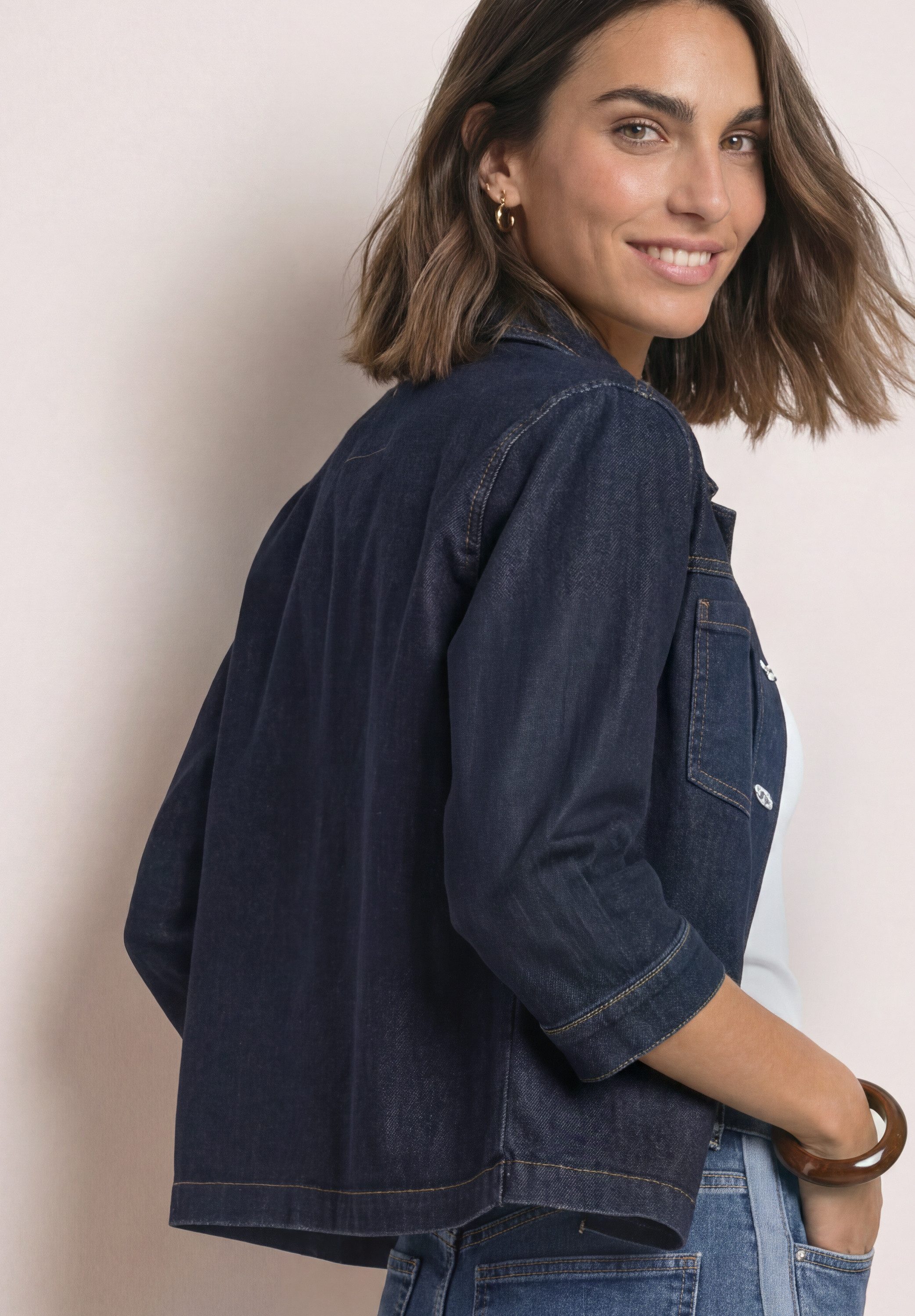 STREET ONE Jeansbluse im Denim-Style