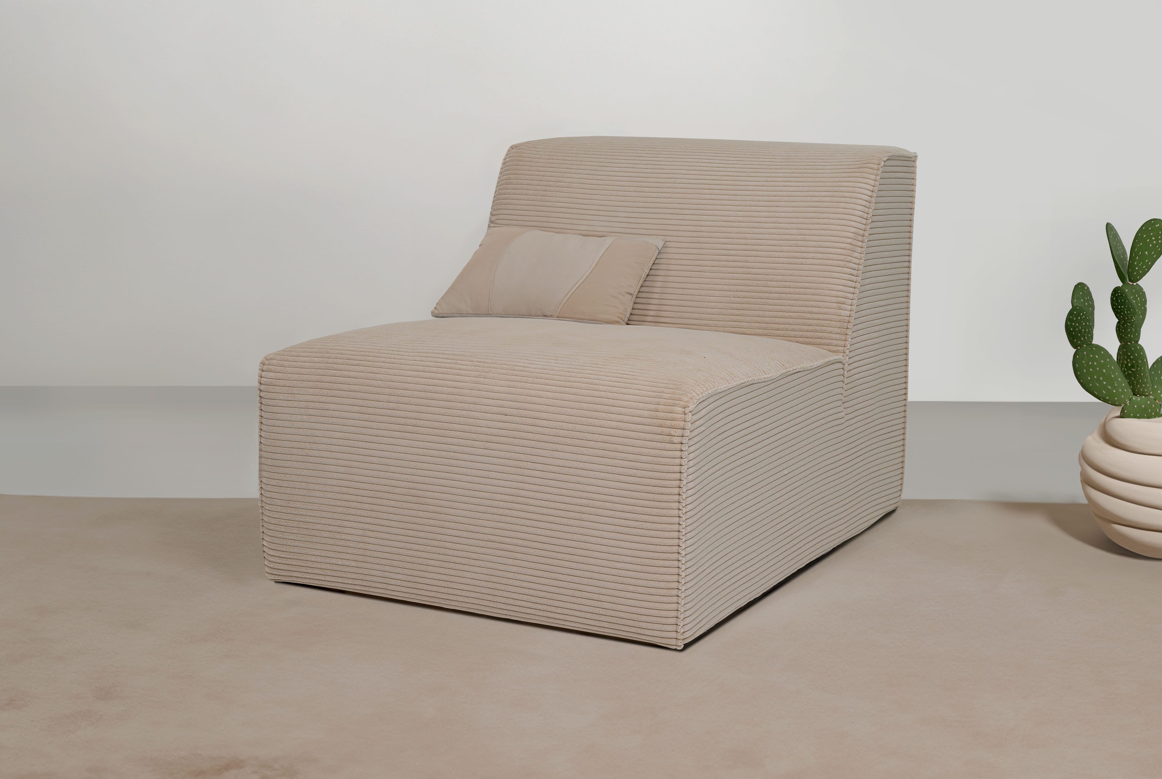 OTTO home Sofaelement Clayton, in einem trendigen Cord-Bezug