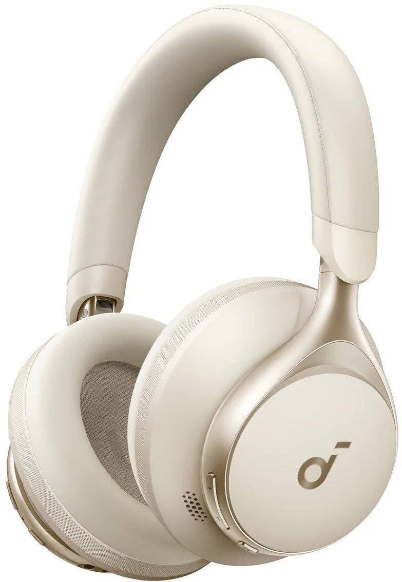 Anker soundcore Space One - Bluetooth-Kopfhörer - latte cream Over-Ear-Kopfhörer (Aktive Geräuschunterdrückung, Aktive Geräuschunterdrückung)