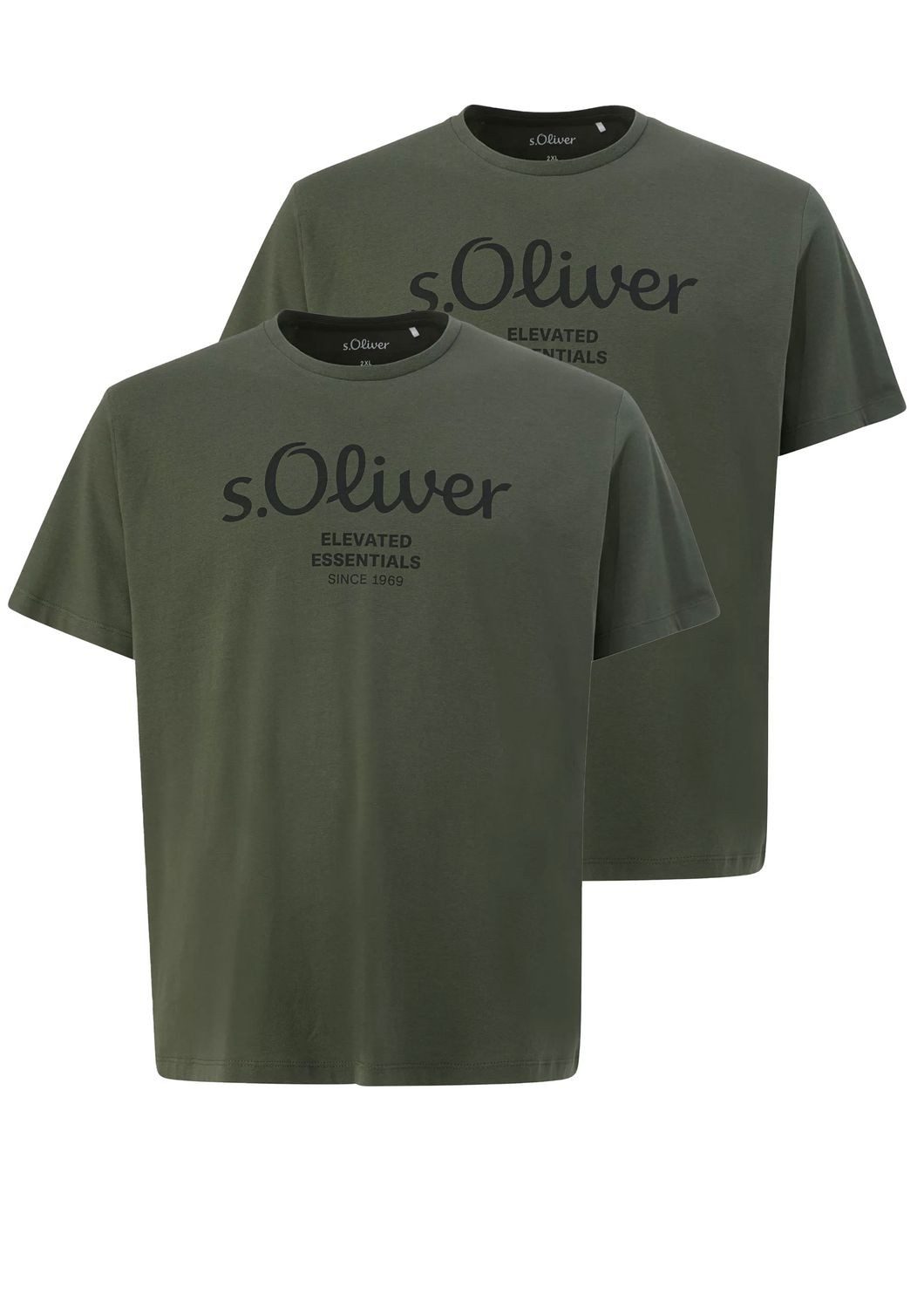 s.Oliver T-Shirt Big Size (2-tlg) Rundhals, günstig online kaufen