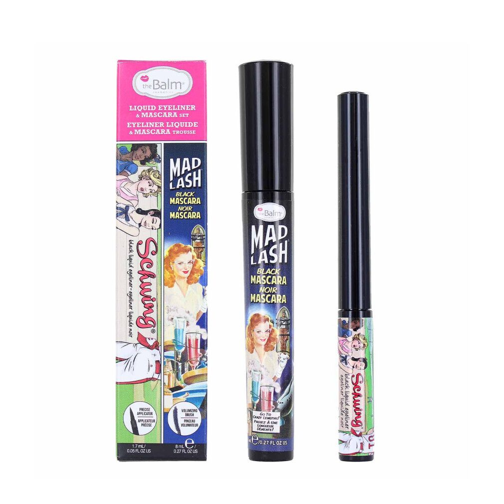 theBalm Make-up Set Set mit dekorativer Kosmetik (Liquid Eyeliner und Mascara Set)
