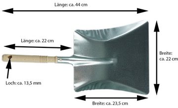 Novaliv Kehrgarnitur -, kehren außen, (Spar-Set, 1-tlg., Handbesen u. Kehrblech), für groben und nassen Schmutz