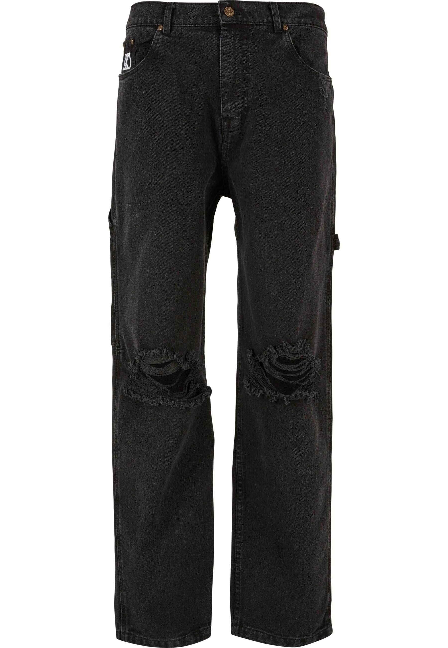 Bequeme Jeans Karl Kani Herren KK Retro Baggy Workwear Knee Cut Denim