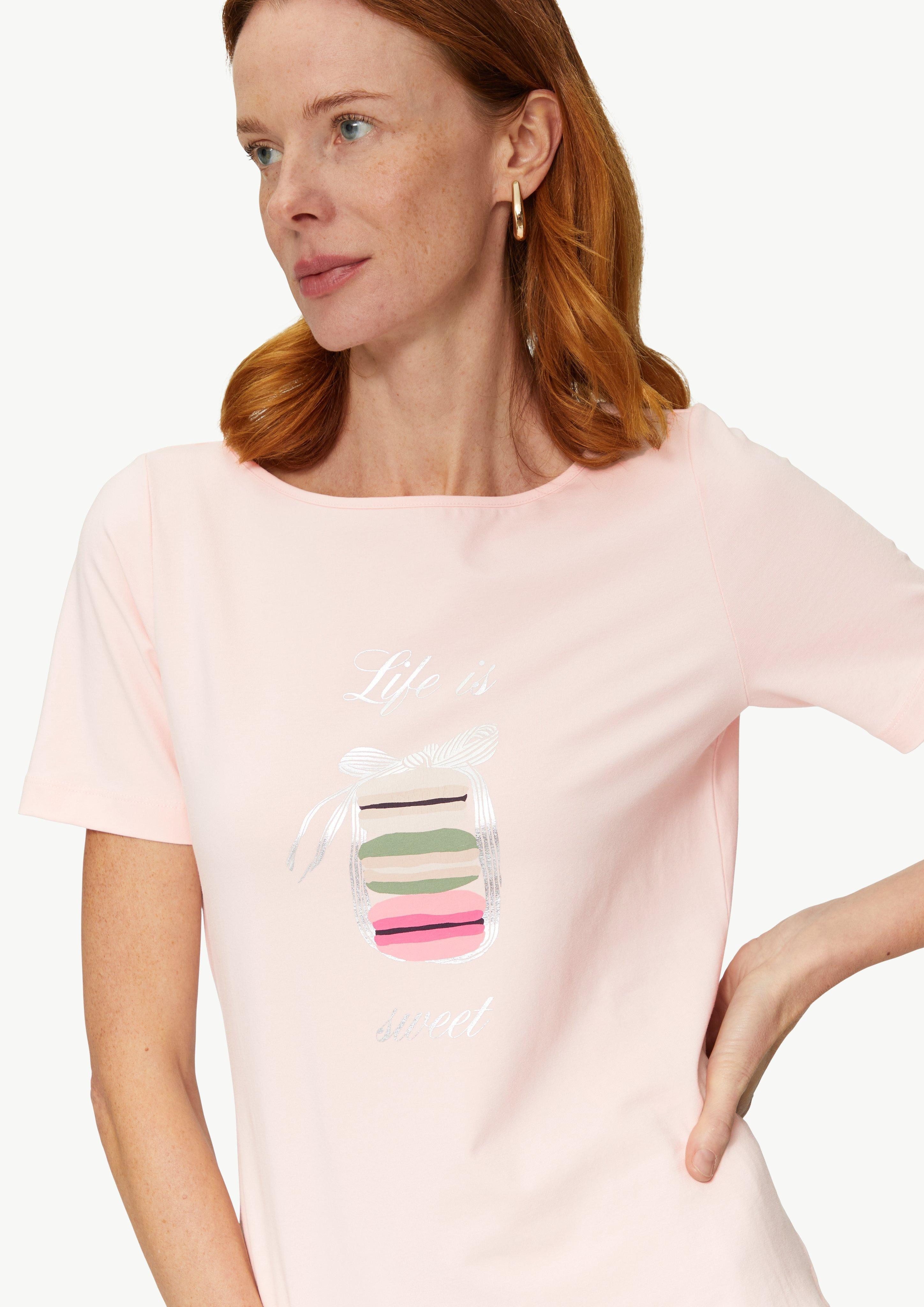 s.Oliver BLACK LABEL Kurzarmshirt T-Shirt mit günstig online kaufen