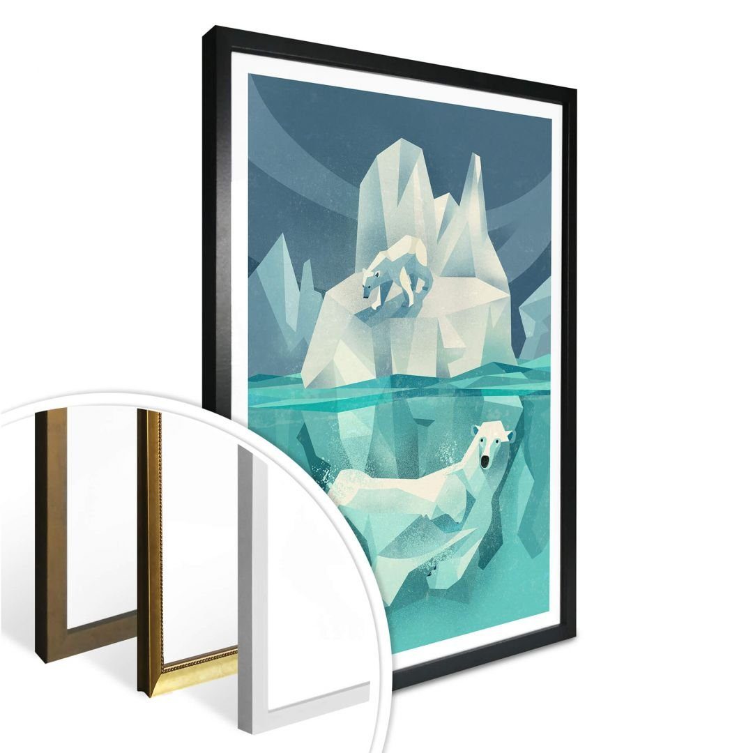 K&L Wall Art Poster Waldtiere Kinderposter Dschungeltiere Wandbild Kinderzimmer Wandposter, Kinderzimmer Poster modern, Montessori Poster Jungen Mädchen vom Kin – Bild 2 von 5