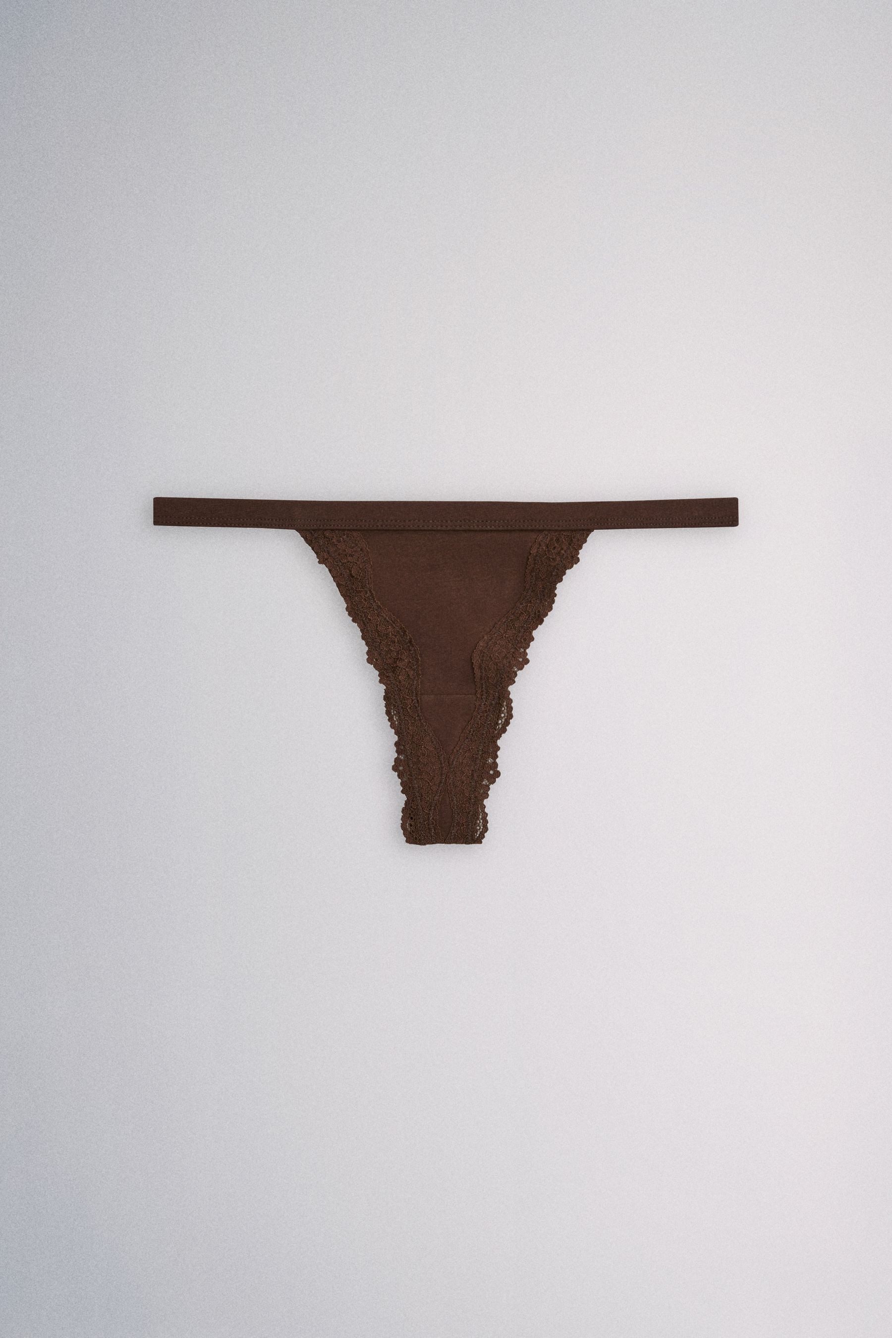 The Set Tanga The Set Tanga-Slips mit Spitze, 7er-Pack (7-St)