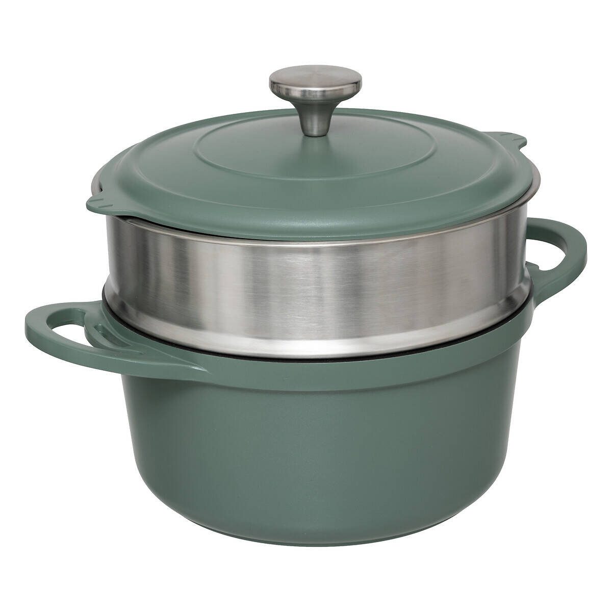 5five Simply Smart Kochtopf Dampfgarbehälter HEALTHY, Ø 24 cm, 4-teilig, Aluminium (einzeln)