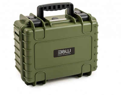 B&W International Fotorucksack B&W Case Type 3000 Braun Grün mit Schaumstoffeinsa