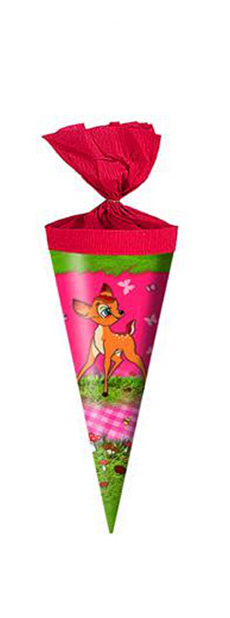 Schultüte Schultüte / Zuckertüte / Länge: 25cm / rund / "Rehlein"