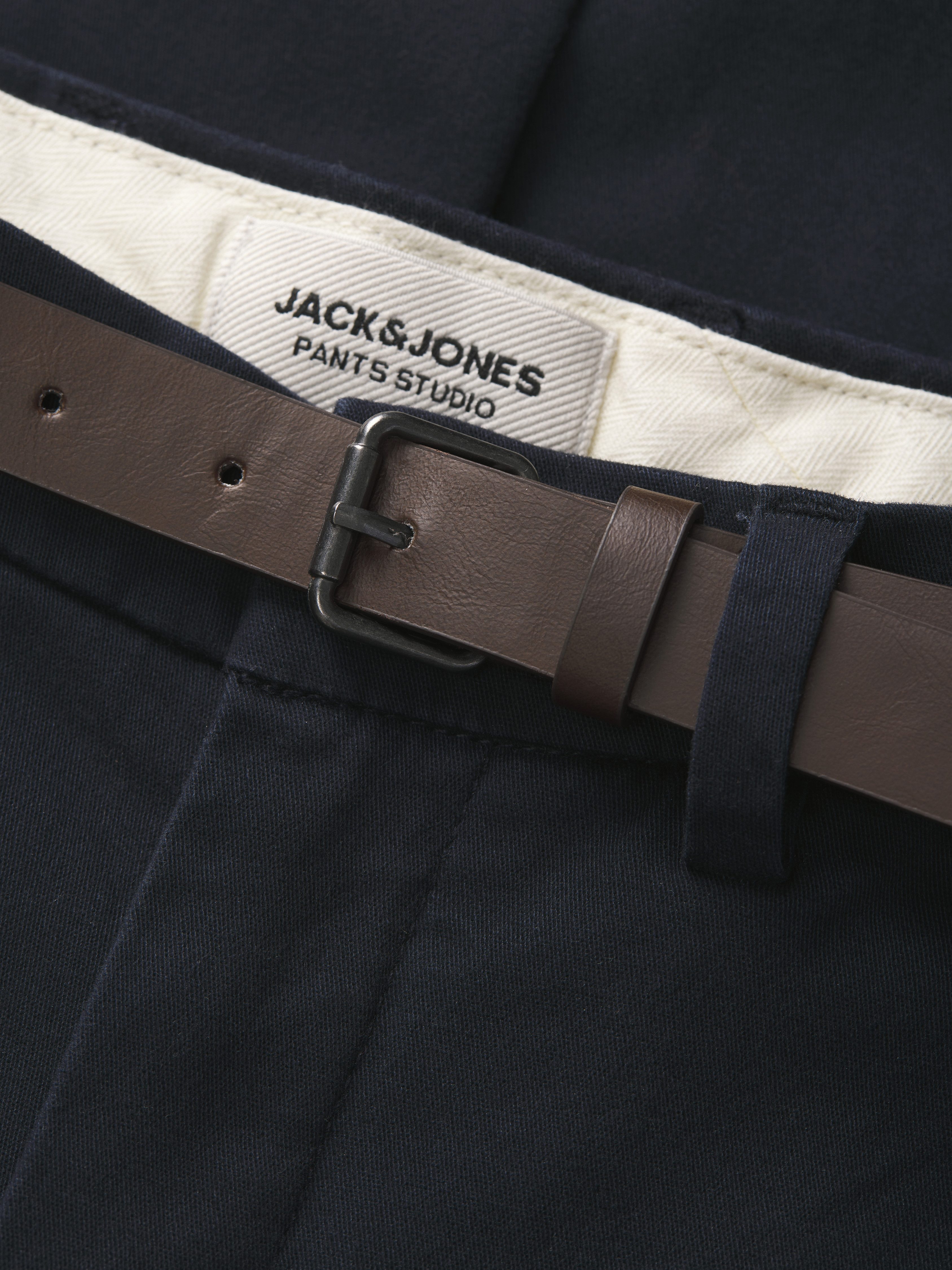 Jack & Jones Chinohose JPSTMARCO ADAM BELTED CHINO
