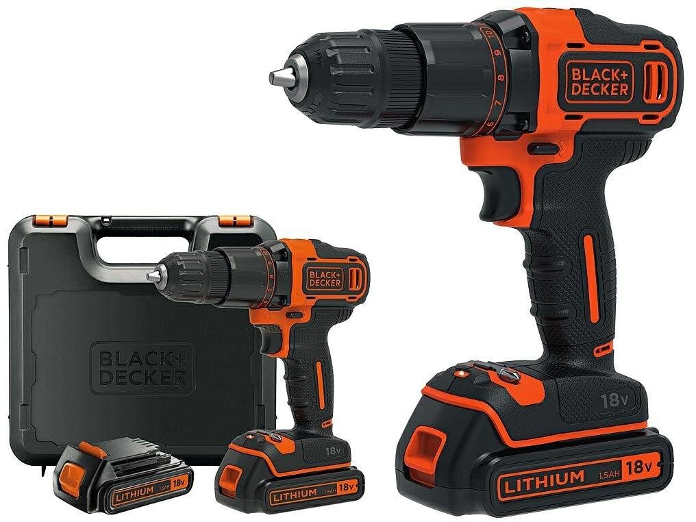 Black + Decker Akku-Bohrmaschine BD 18V-Bohrmaschine