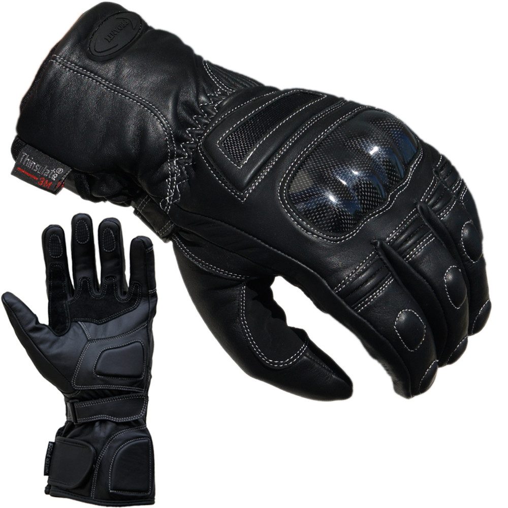 PROANTI Motorradhandschuhe PROANTI Motorradhandschuhe Leder Regen Winter Motorrad Handschuhe
