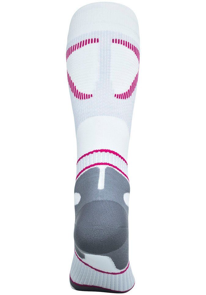 Bauerfeind Performance mit weiß/M Kompression Compression Run Sportsocken Socks