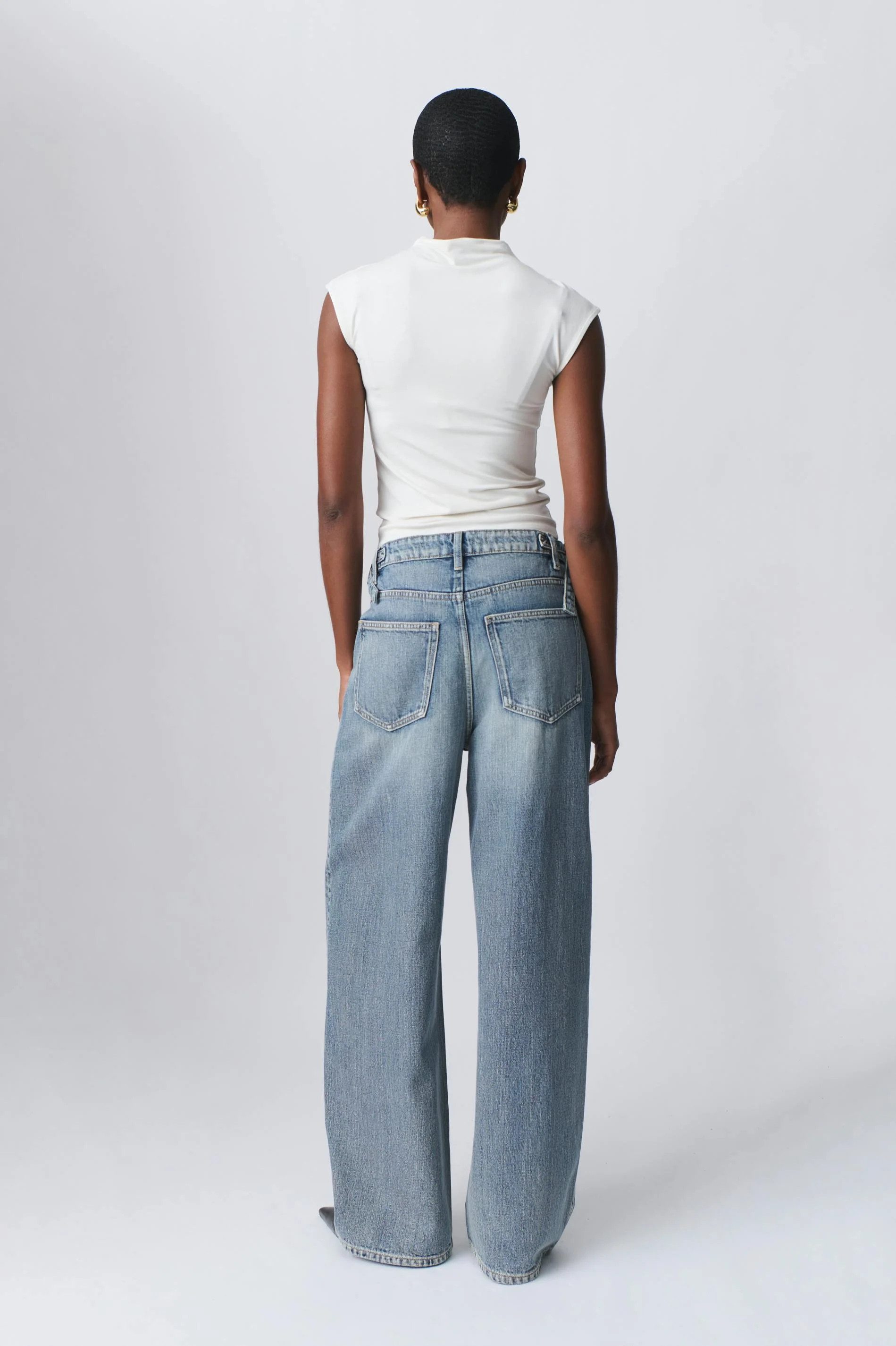 Gina Tricot Gerade Jeans Adjustabe waist jeans