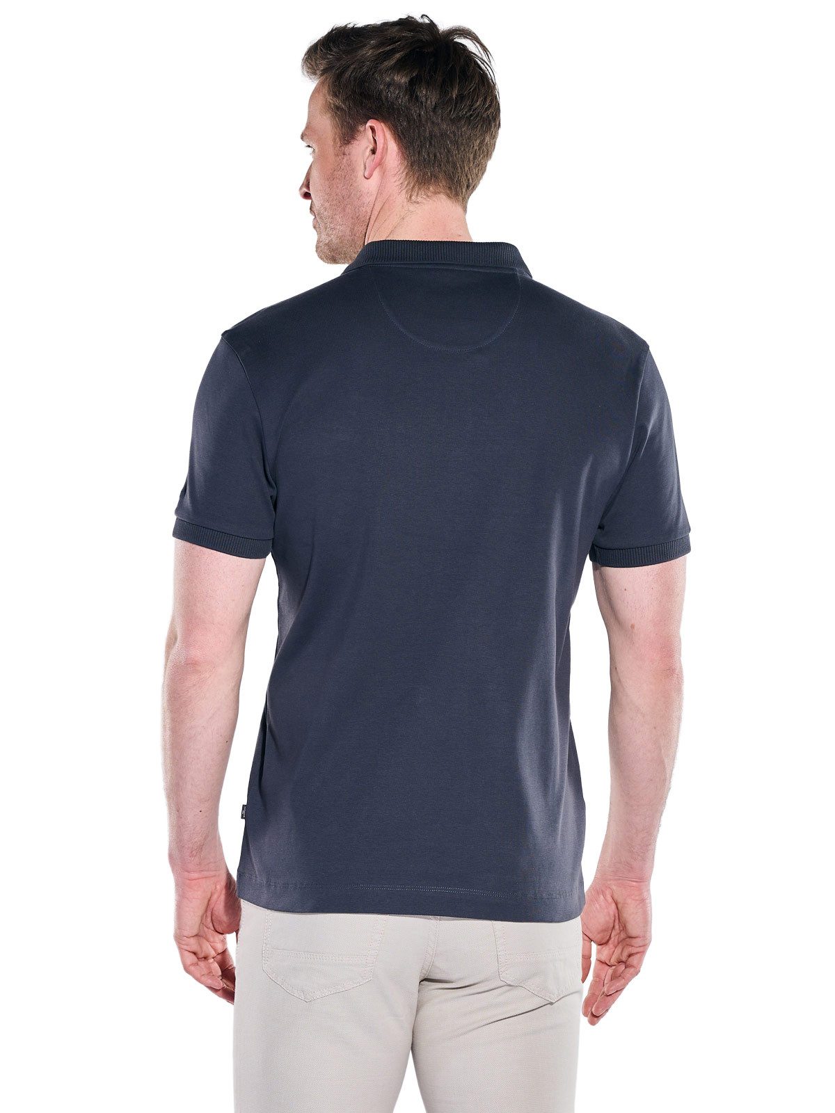 Engbers Poloshirt Herren Poloshirt "My Favorite" organic, Saphirblau