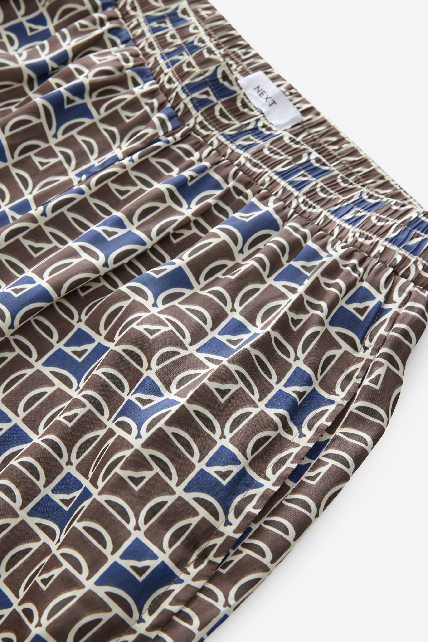 Next Dehnbund-Hose Strukturierte Satin-Hose mit elastischem günstig online kaufen