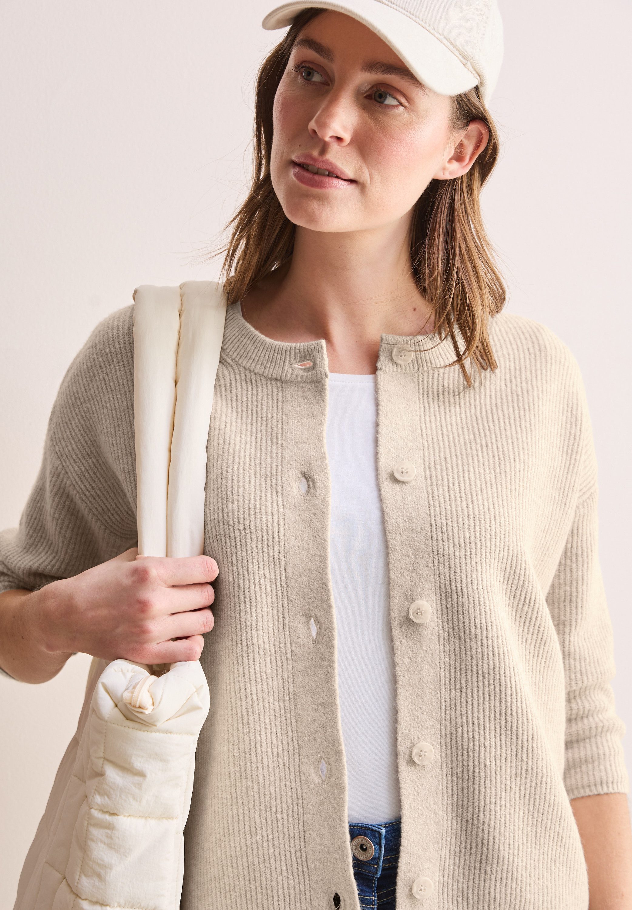 CECIL Cardigan mit 3/4 Ärmeln