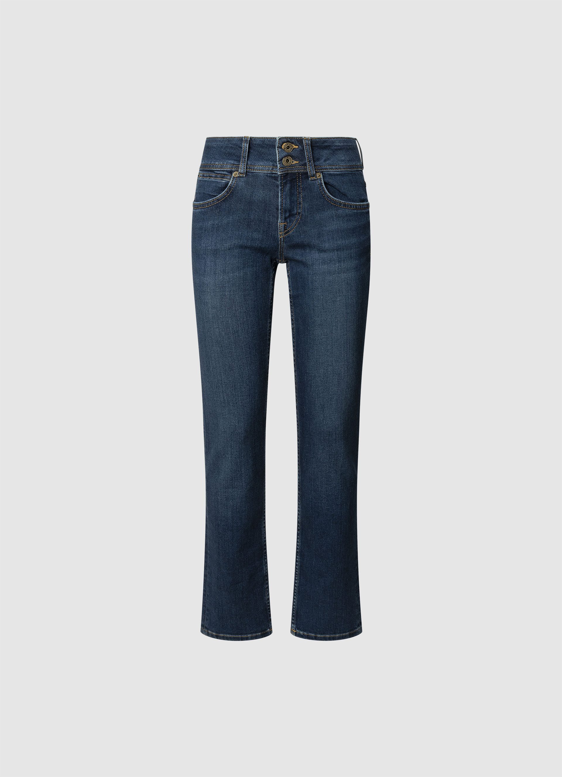 Pepe Jeans Slim-fit-Jeans SLIM JEANS LW mit doppeltem Knopfverschluss günstig online kaufen