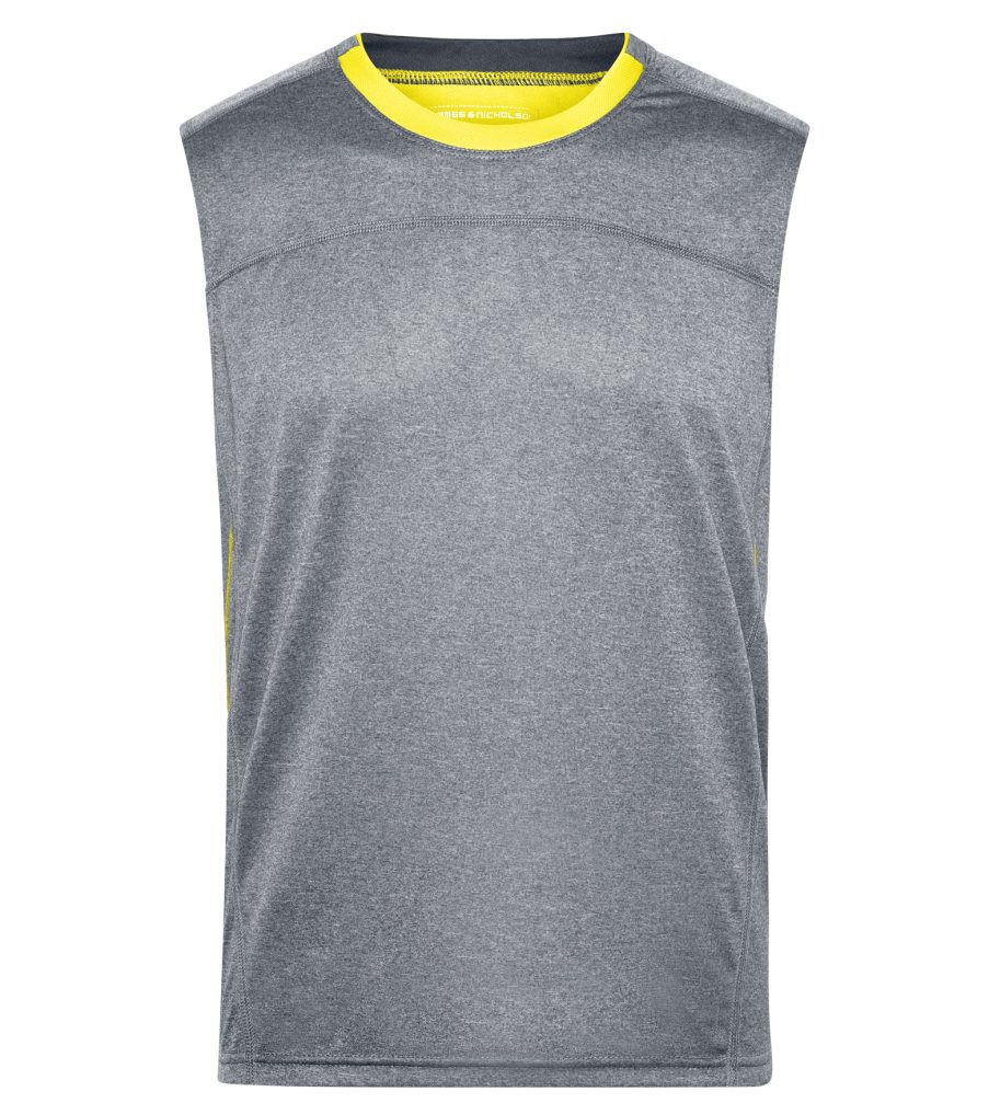 James & Nicholson Lauftop Doppelpack Sportliches Herren Lauf Top aus Funktionspolyester JN470 (Doppelpack, 2er-Pack) Feuchtigkeitsregulierendes Material