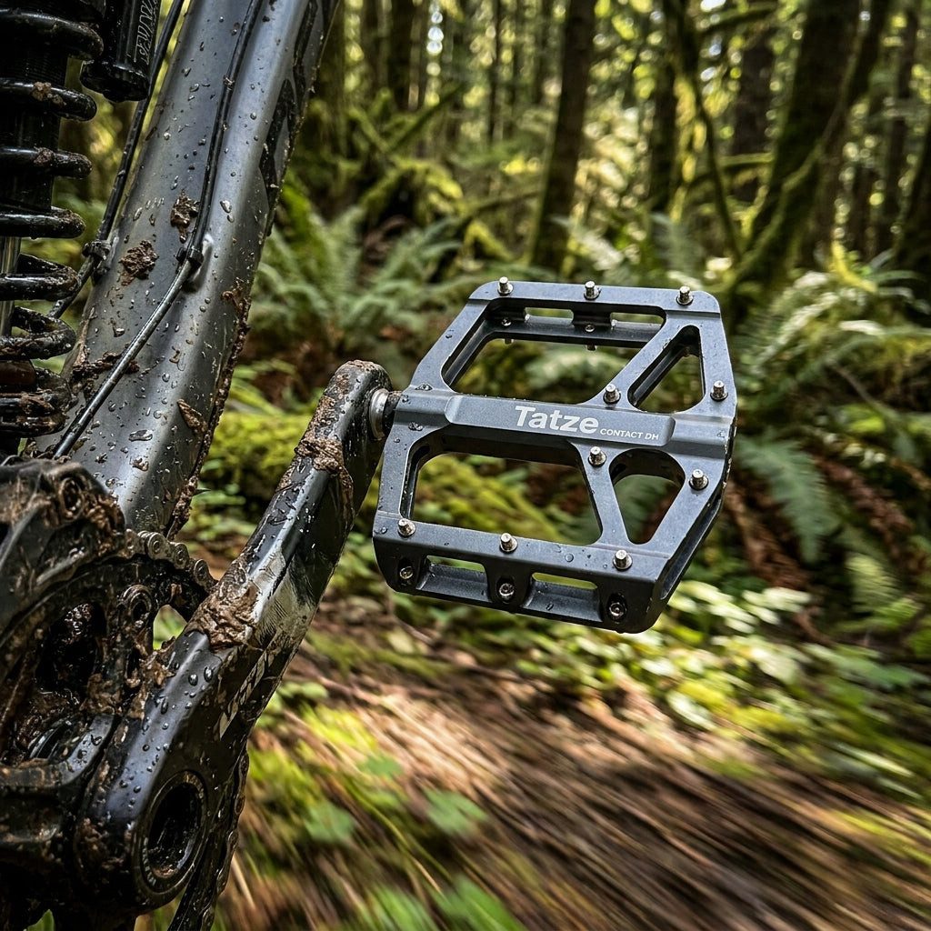 Tatze Klickpedale Tatze CONTACT DH Klickpedal - SPD-kompatibel mit großer Plattform für