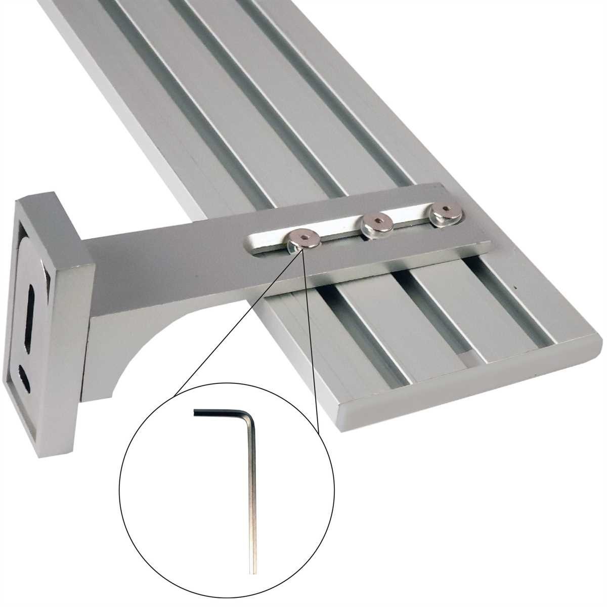 Bestlivings Gardinenschiene, 4-läufig, Fixmaß, Aluminium, verschraubte günstig online kaufen