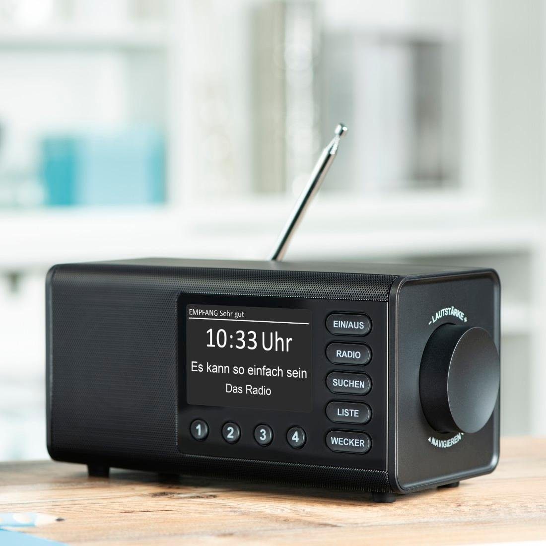 Hama "DR1000DE", W) Schwarz Digitalradio (5 (DAB) Digitalradio FM/DAB/DAB+, Internetradio