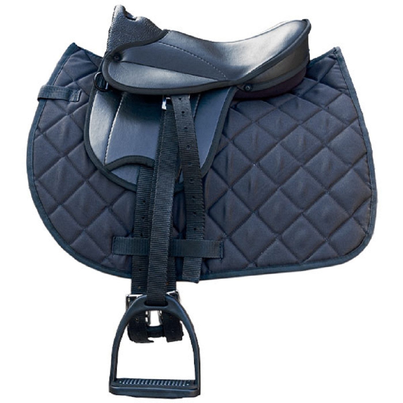 Brama-West Reitkissen "My little Pony" Sattelset für Shetty Pony Holzpferd, Geeignet für Holzpferd/Pferdebauchumfang von 120 cm bis 145 cm