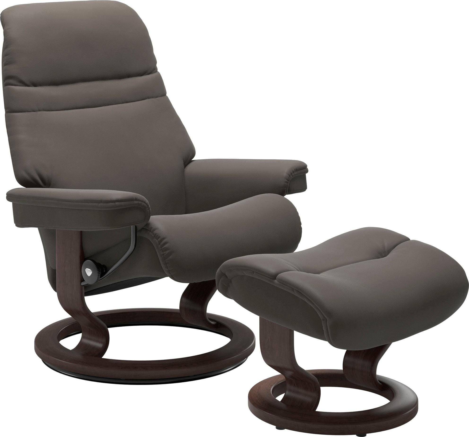 Relaxsessel Stressless® Base, mit Classic Sunrise, Wenge Größe Gestell L,