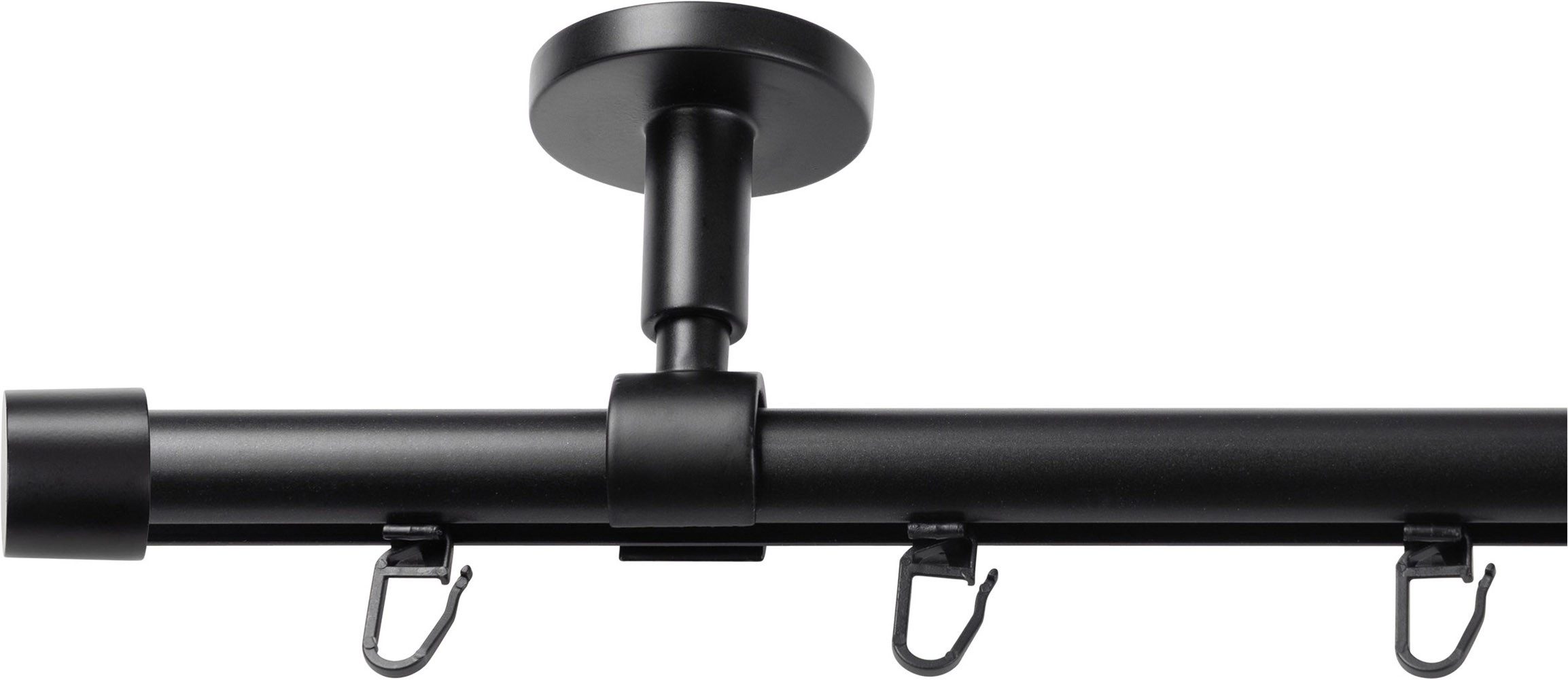 SN DECO GROUP Gardinenstange Gardinenstange Innenlauf Brest Ø 19 mm, 1-läufig, Fixmaß, Ø 19 mm, Fixmaß, kürzbar – Bild 2 von 4