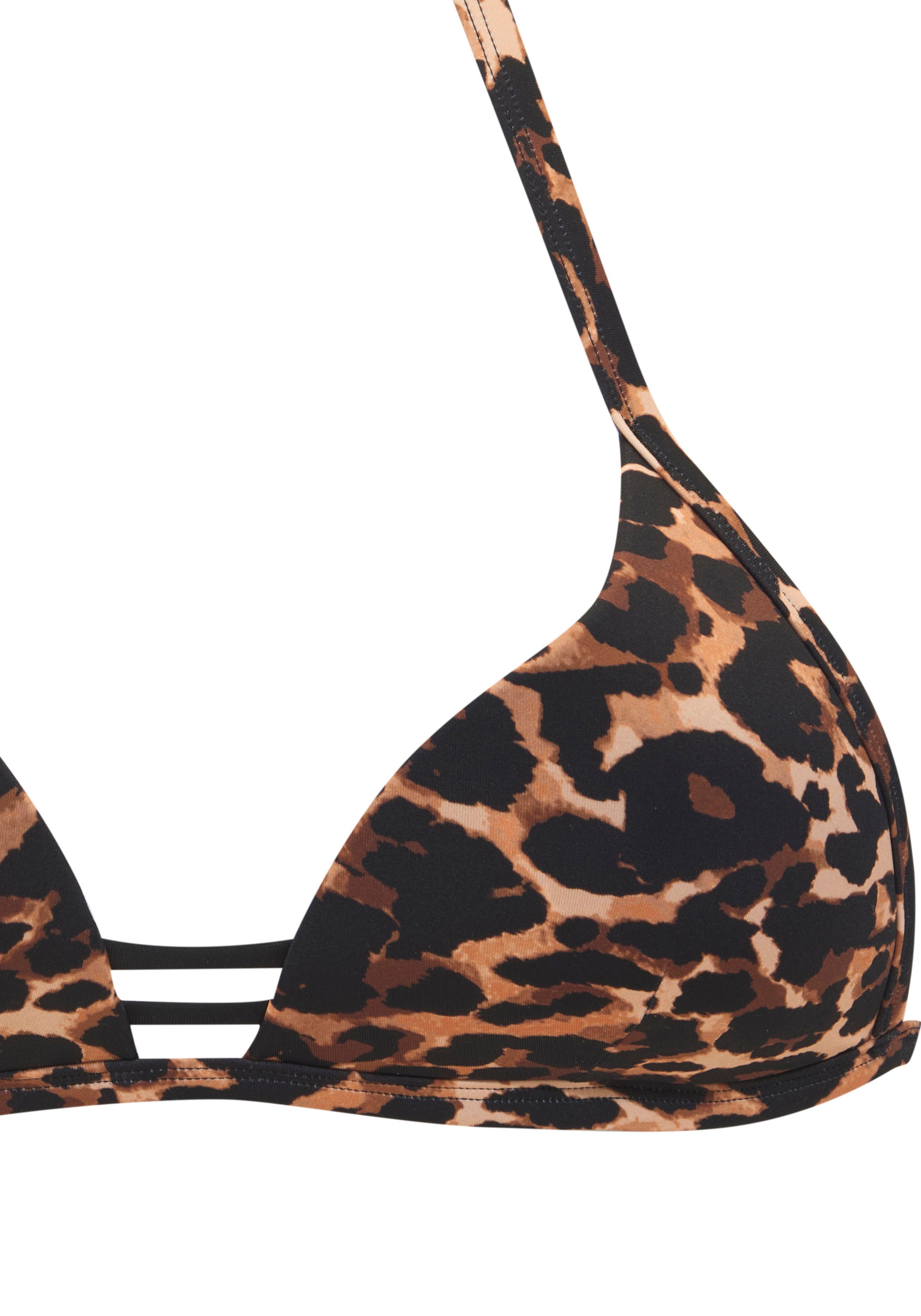 Bruno Banani Triangel-Bikini mit kontrastfarbigen Details