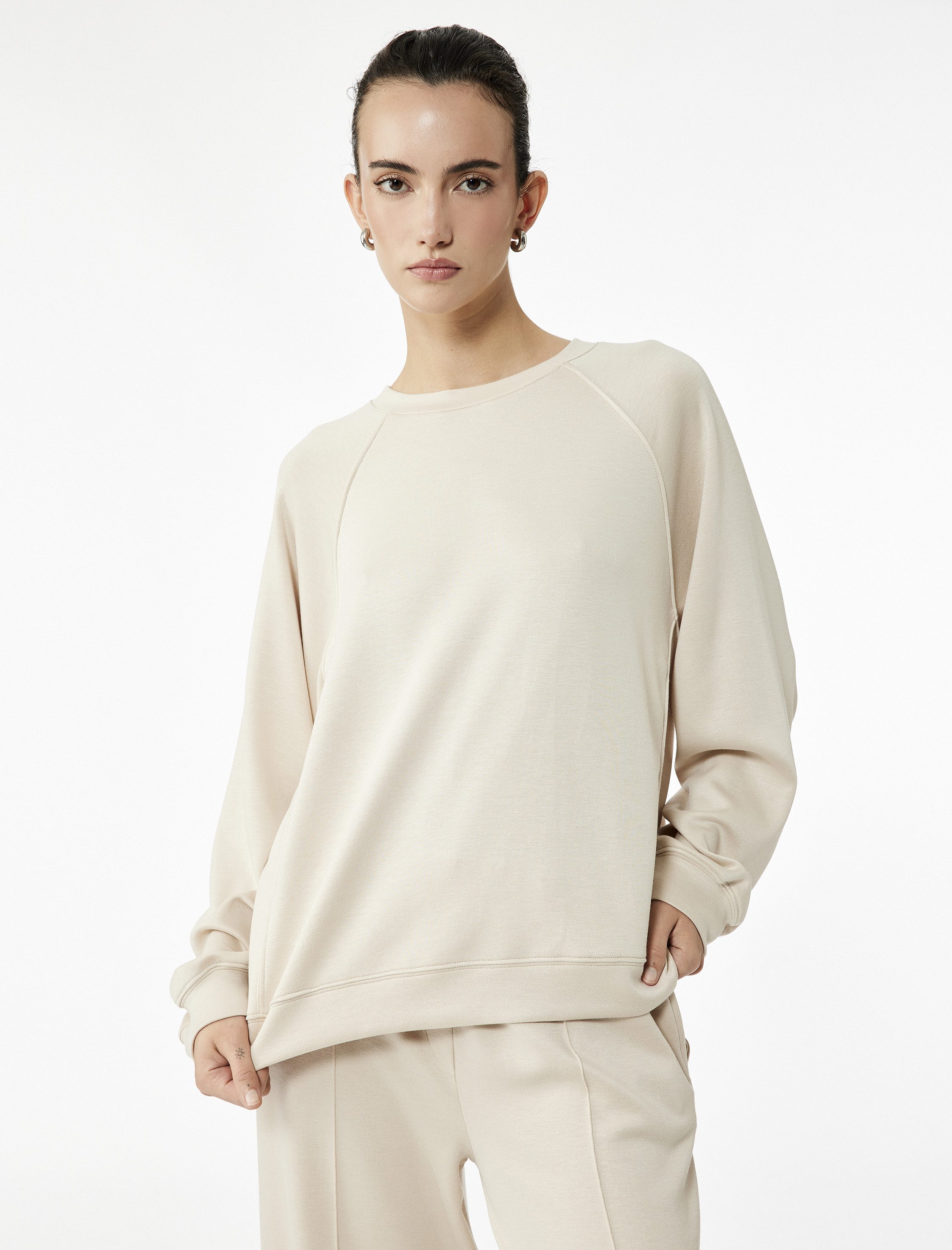 Koton Sweatshirt Koton Scuba Rundhals Sweatshirt