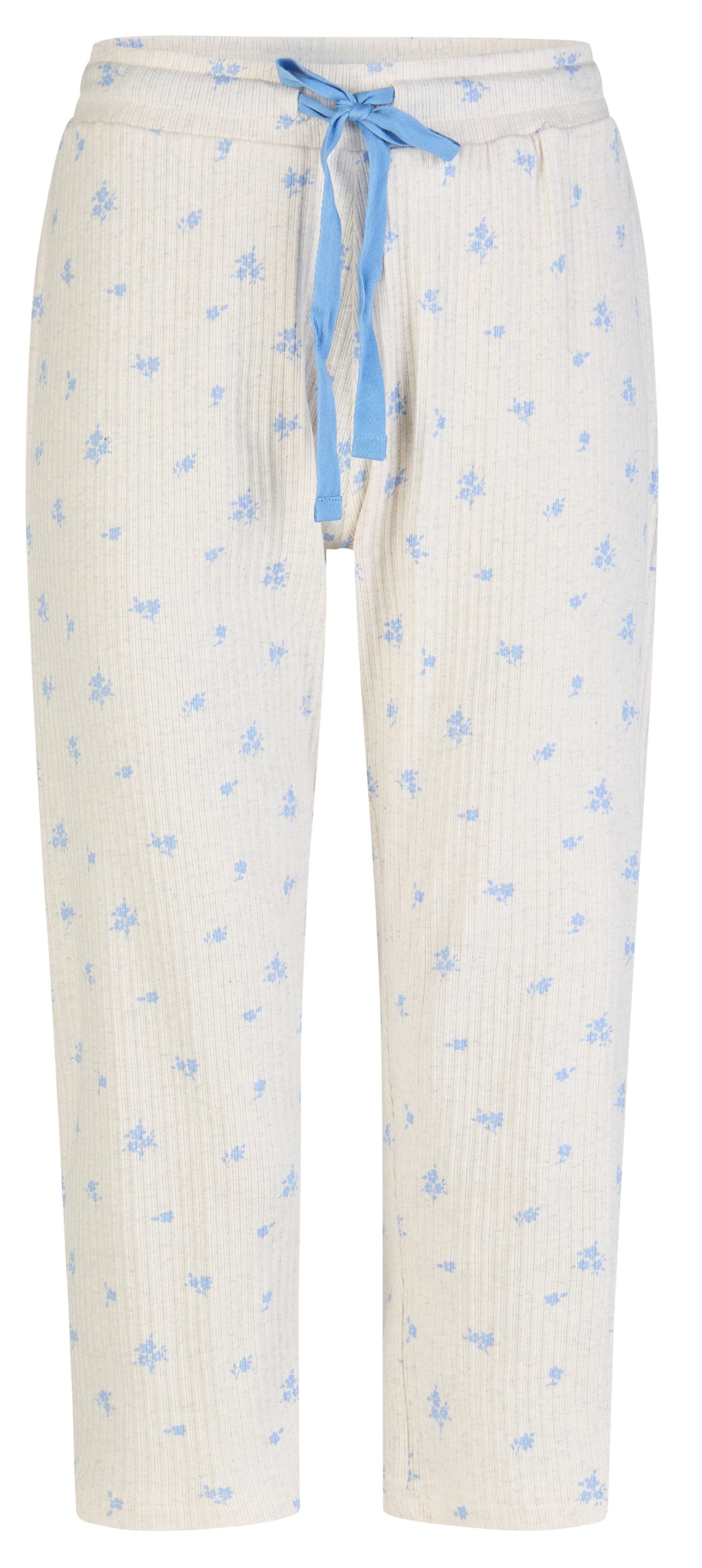 By Louise Pyjamahose Damen Capri Schlafanzughose (1-tlg) Modisches Design