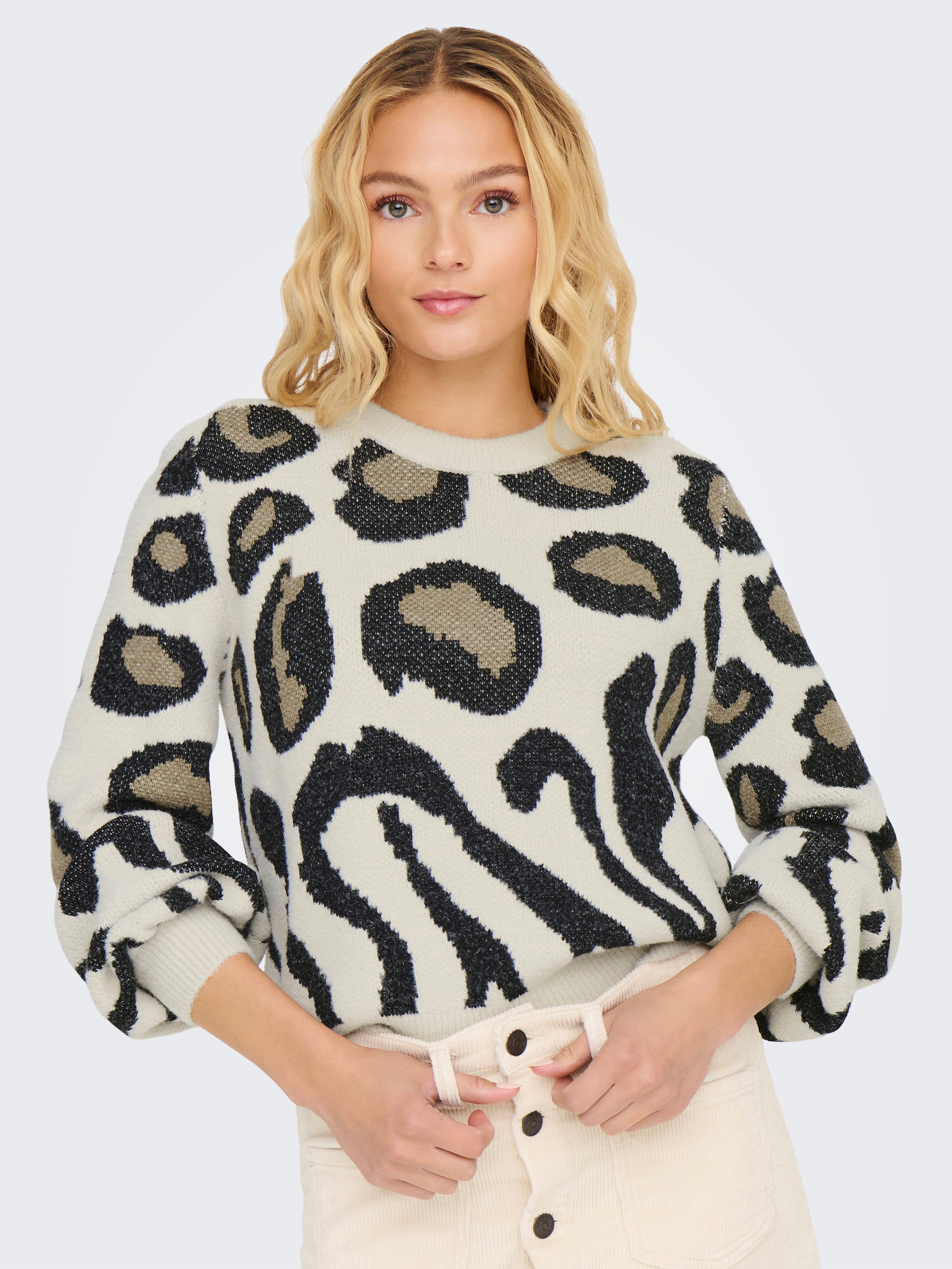 JDY Strickpullover JDYLORRAINE ANIMAL L/S PULLOVER günstig online kaufen
