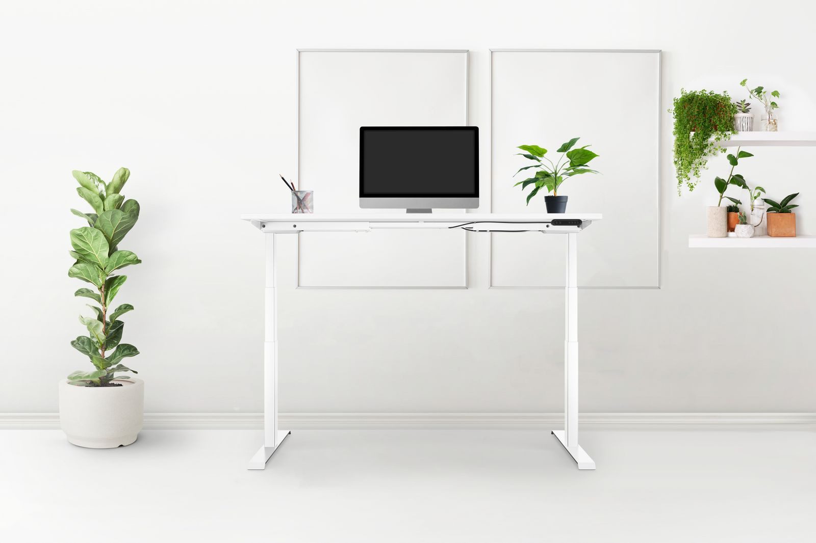 Schaff Schreibtisch Stehtisch elektrisch höhenverstellbar REC 120x60 cm