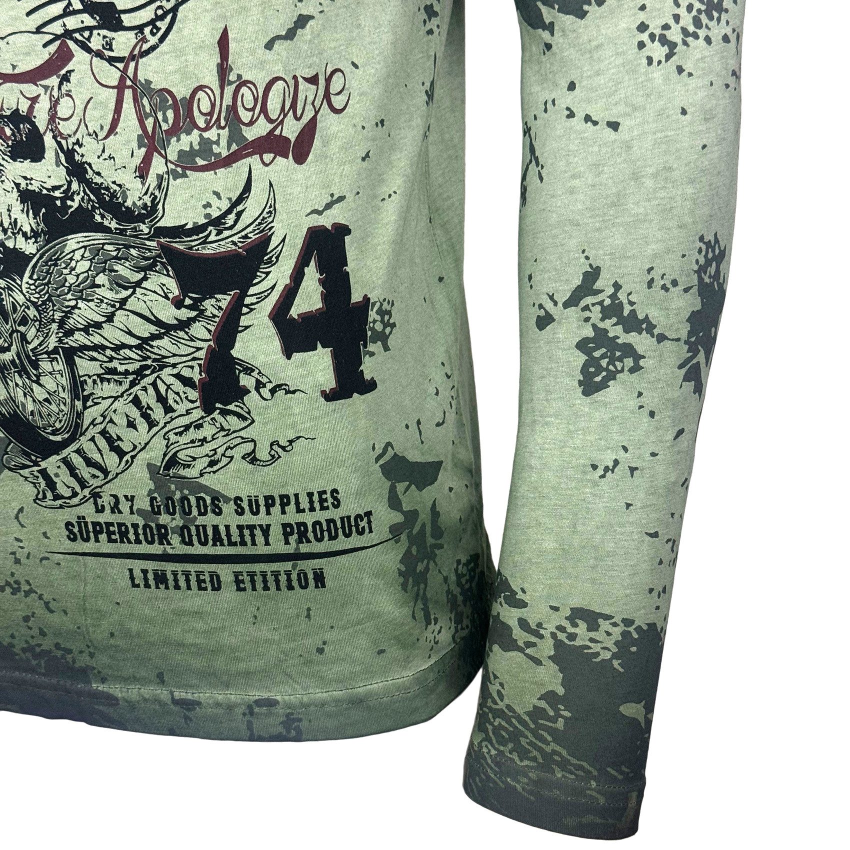Baxboy Longshirt Baxboy Herren Longsleeve Langarmshirt Shirt Mit Rundhalskragen B-706 – Bild 4 von 5