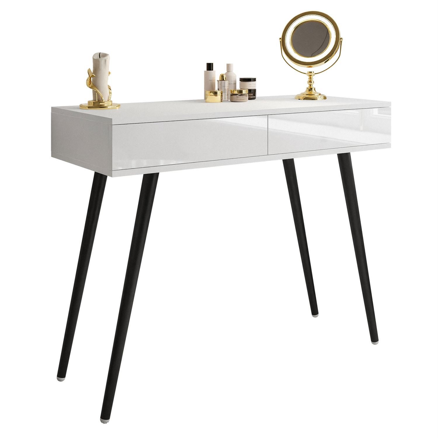 Lookway Konsolentisch SIENNA LOFT auf schwarzen Beinen (1x Konsole), Breite: 100 cm