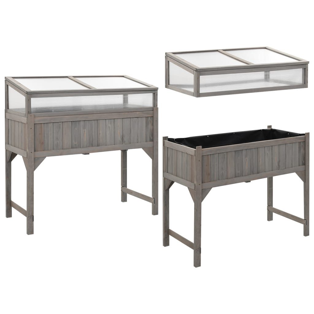 DOTMALL Hochbeet Pflanzkübel mit Gewäc...