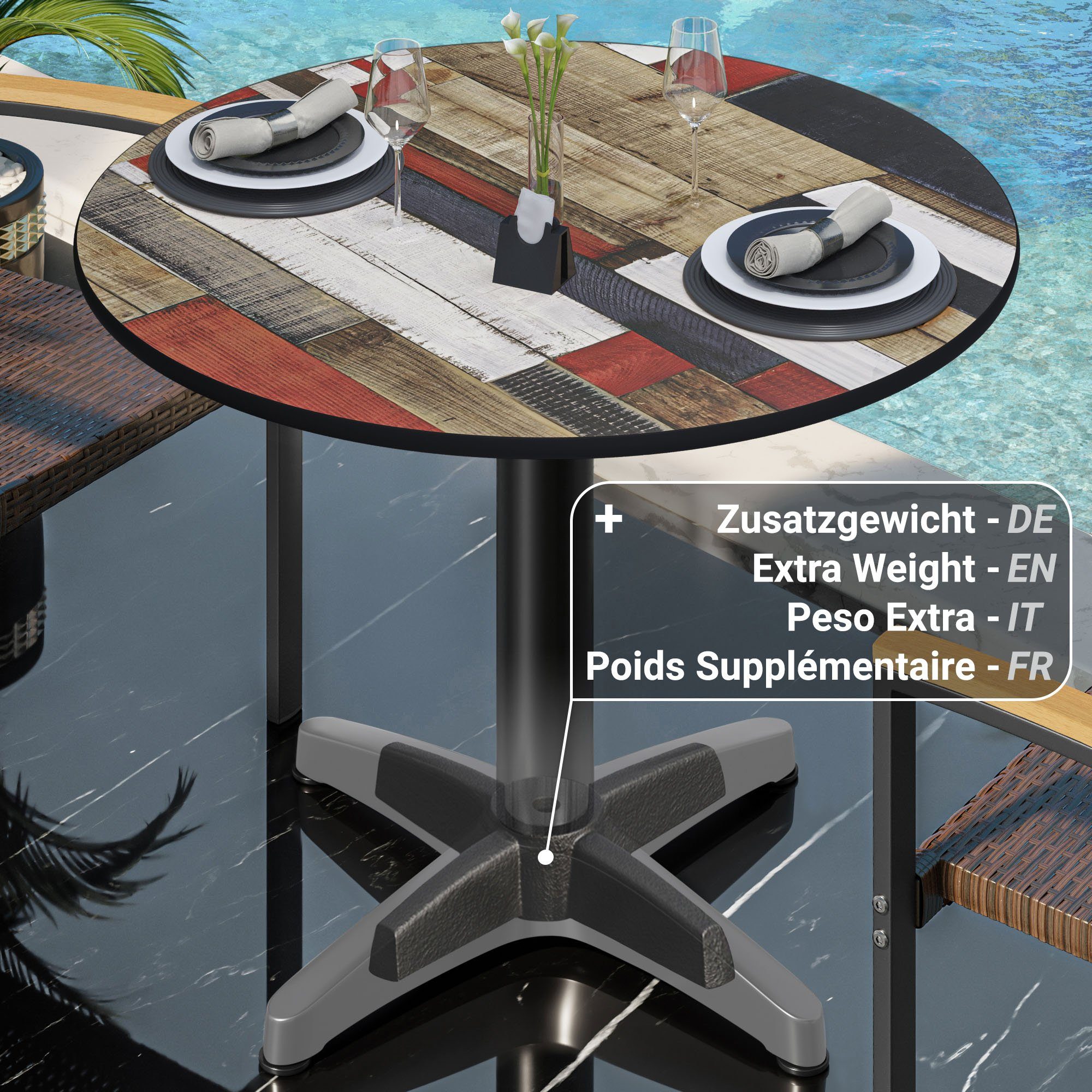 GGMMÖBEL Gartentisch CPBL