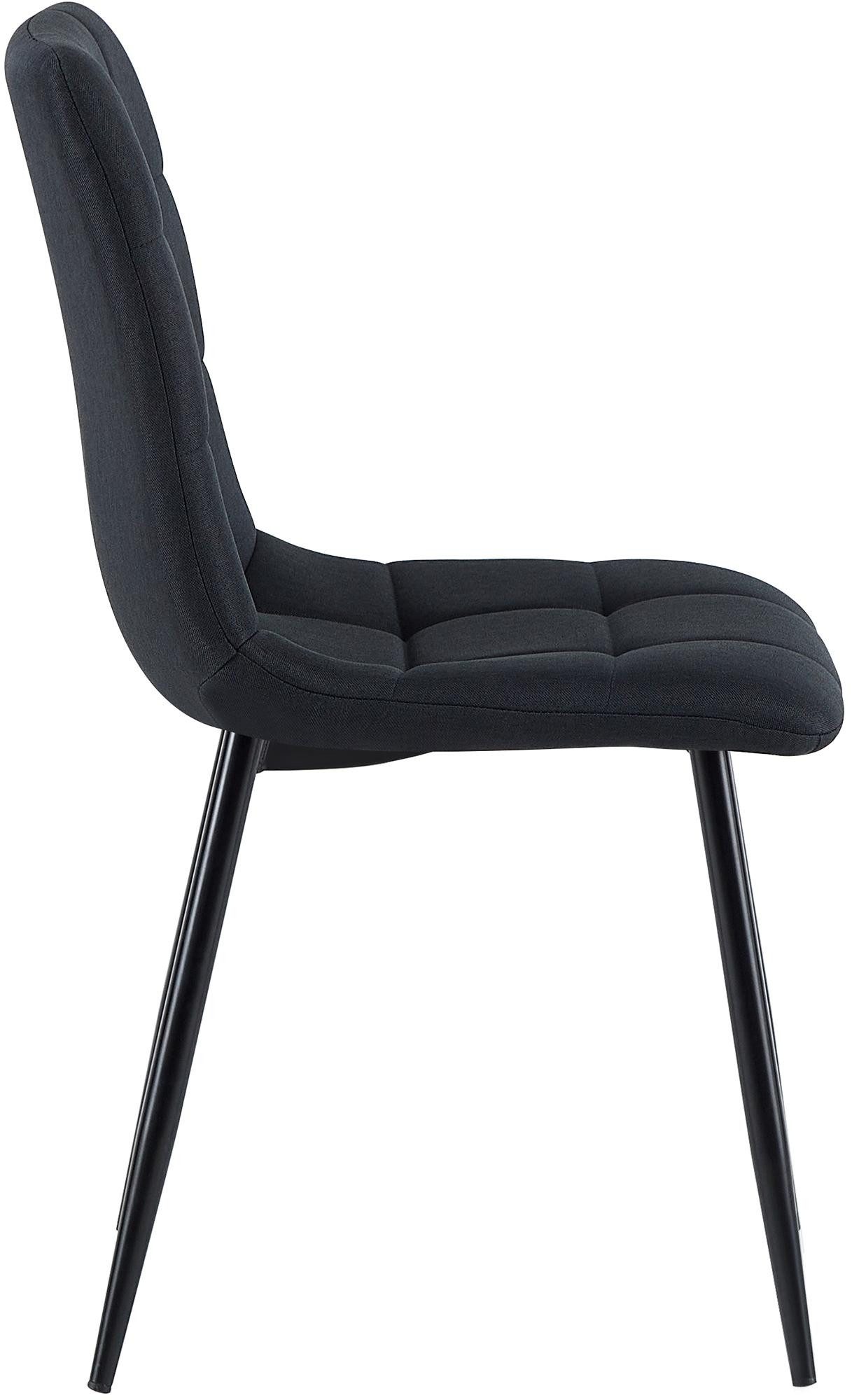 CLP Esszimmerstuhl Antibes Stoff (4er Set), mit Stoffbezug, bis 150 kg – Bild 5 von 5