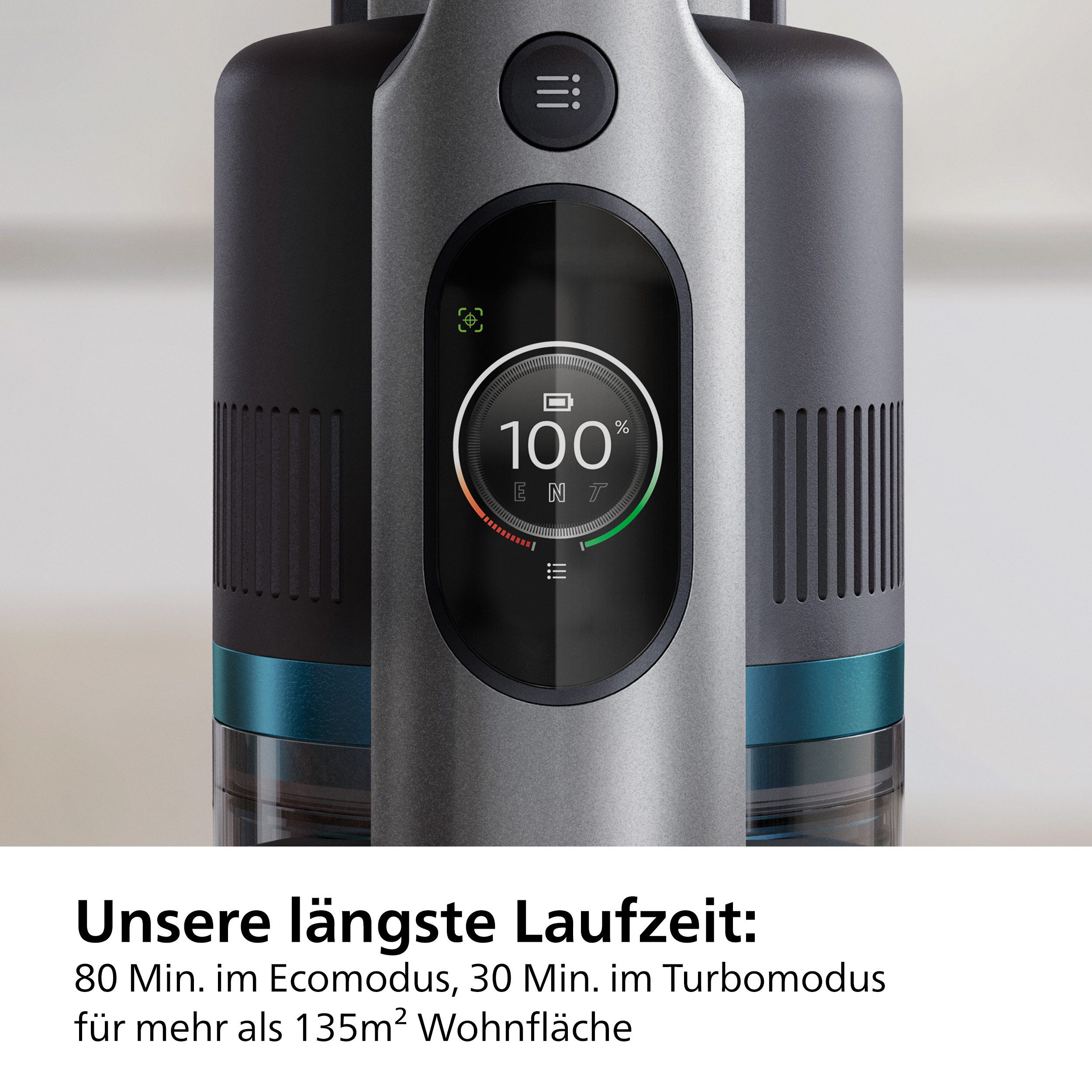 Philips Nass-Trocken-Sauger XC8055/01 Aqua Plus 8000 Series „Alleskönner“, 56,7 W, beutellos, mit bis zu 80 Minuten Laufzeit und adaptiver Saug- und Wischdüse