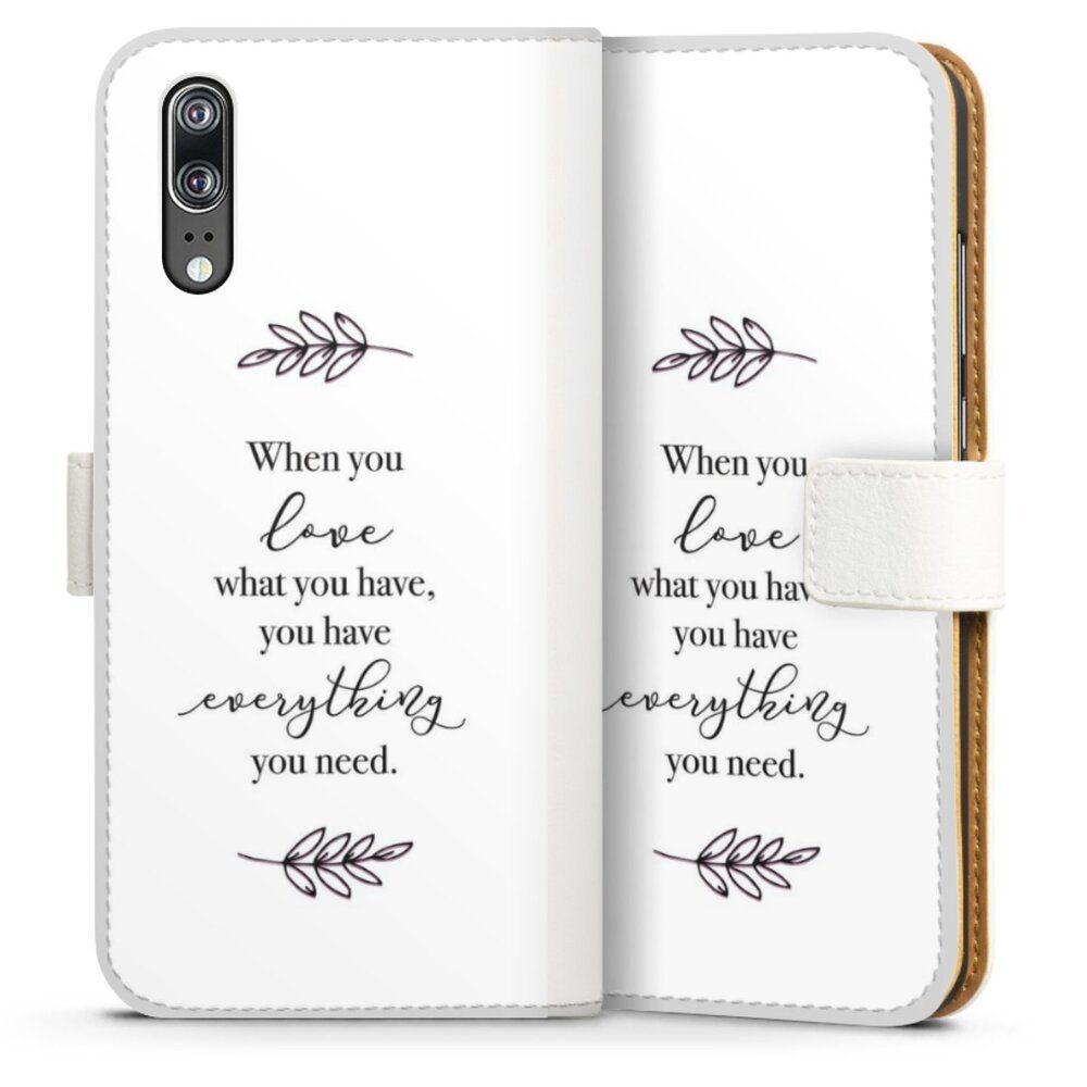 DeinDesign Handyhülle Liebe Spruch Statement When You Love What You