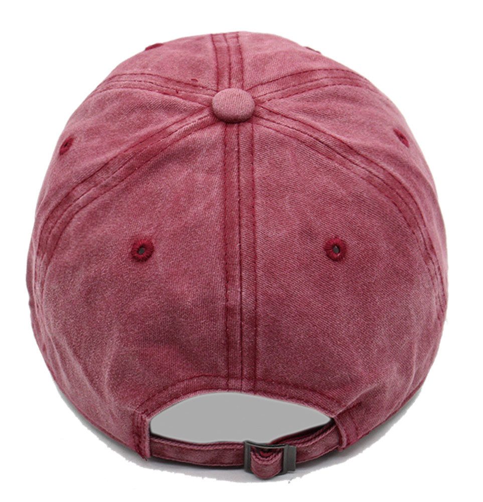 dy_mode Baseball Cap Unisex Baseball Cap in Vintage Washed Look Schirmmütze Sommer mit Belüftungslöcher