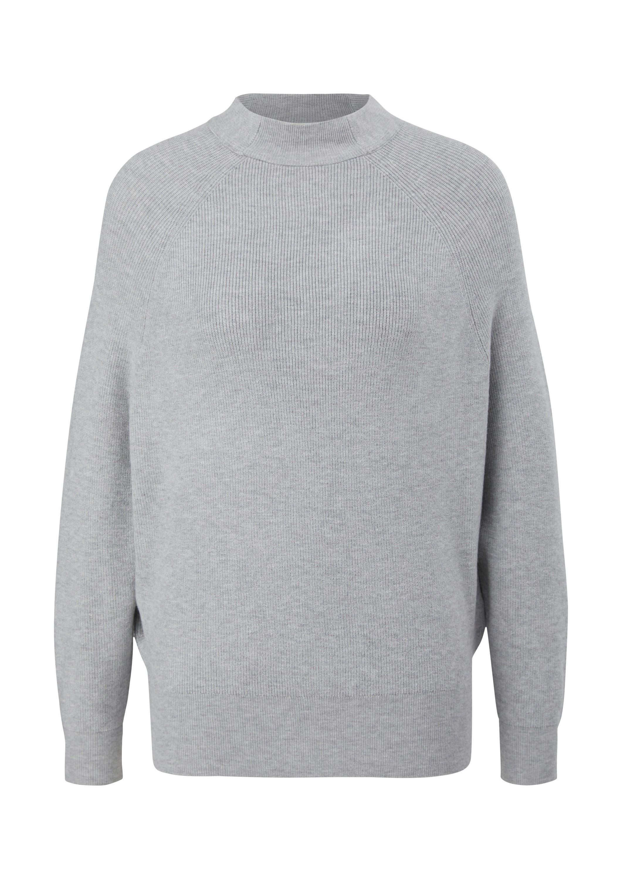 s.Oliver Longpullover Strickpullover Strickpullover mit Fledermausärmeln günstig online kaufen