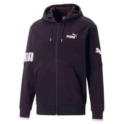 PUMA Fleecejacke Power Full-Zip Hoodie Kapuzenjacke Herren