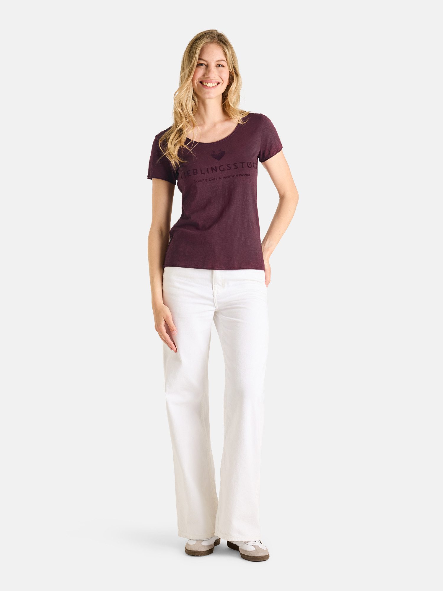 Lieblingsstück T-Shirt CiaEp mit Logo-Print – Bild 4 von 5