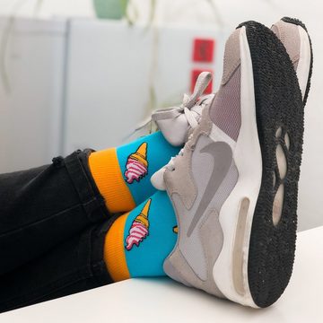 TwoSocks Sneakersocken Lustige Sneaker Socken Damen & Herren aus Baumwolle, Einheitsgröße