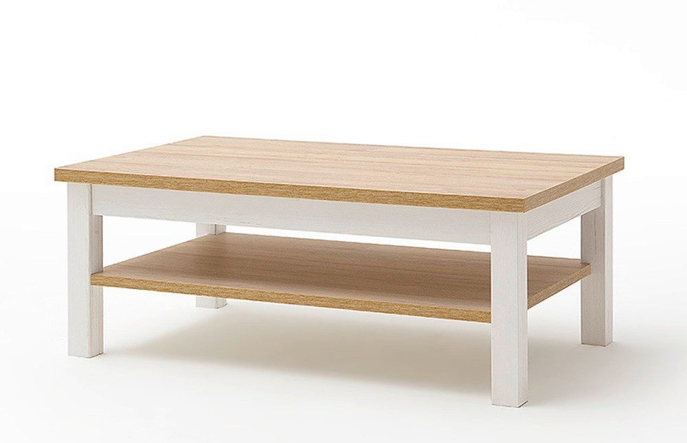 MCA furniture Couchtisch Couchtisch Brixen, Pinie Aurelio / Grandson Oak, 114 x 70 (no-Set), 114 cm,Tischplatte aus Holzwerkstoff