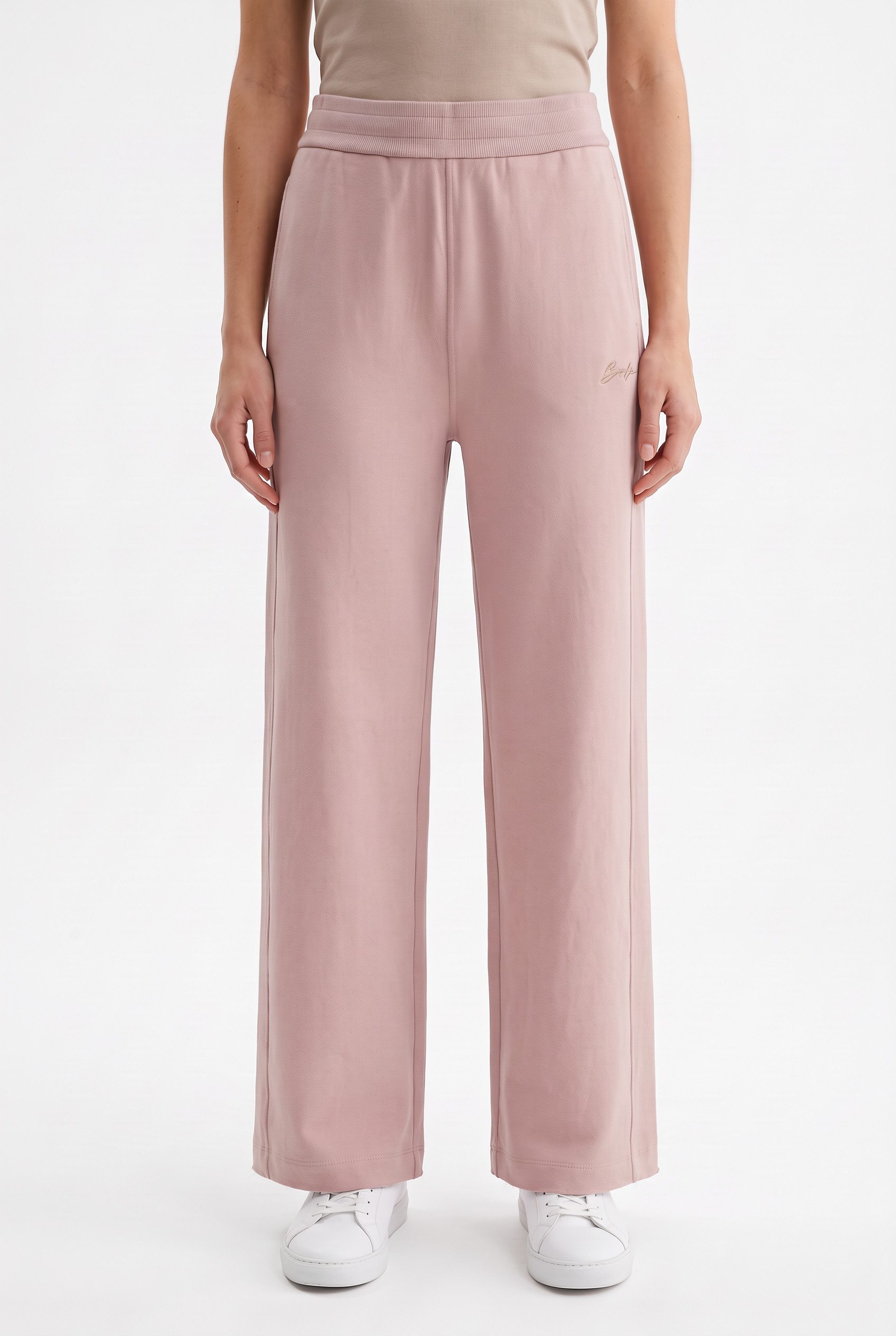 BOSS ORANGE Jogger Pants Endless Premium Damenmode mit geripptem Bund, gerade geschnitten