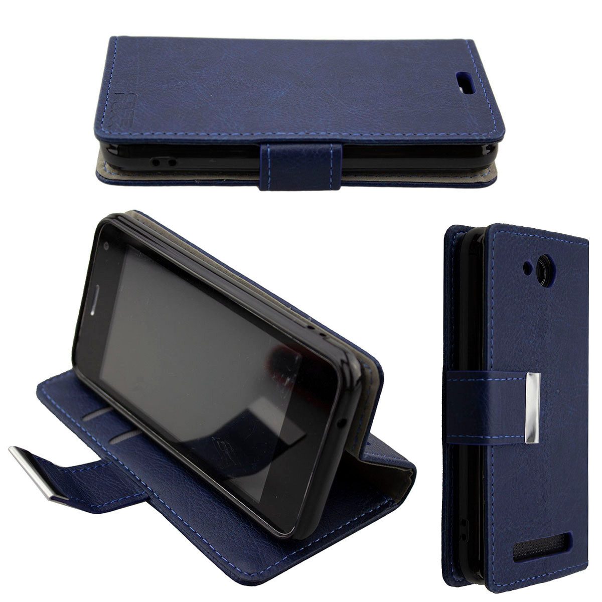 caseroxx Handytasche Bookstyle-Case für Archos Access 40 3G (Einzelartikel, 1-tlg., Bookstyle-Case), mit Kreditkartenfächern